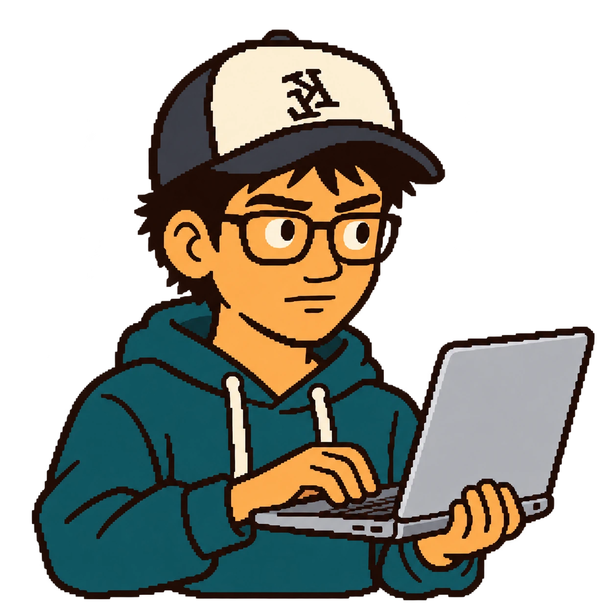 ifwatk working on a laptop